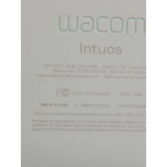 Wacom Intuos CTL-6100WL Creative Pen Tablet Bluetooth Pistachio w/ Box - Tested - Picture 10 of 14